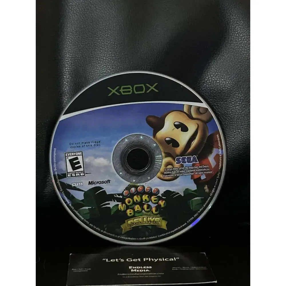 Super Monkey Ball Deluxe Microsoft Xbox Loose Video Game